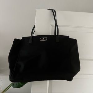 Kate spade black nylon tote
